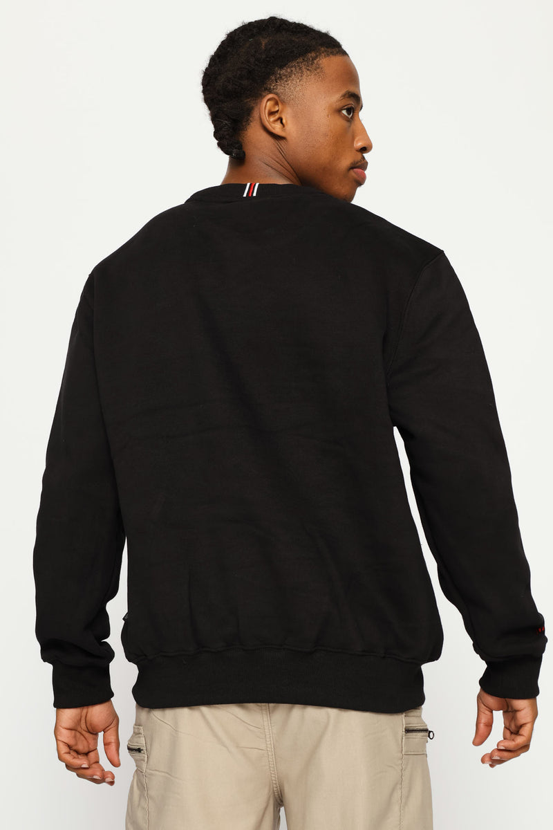 Fabien Crew Top - Black