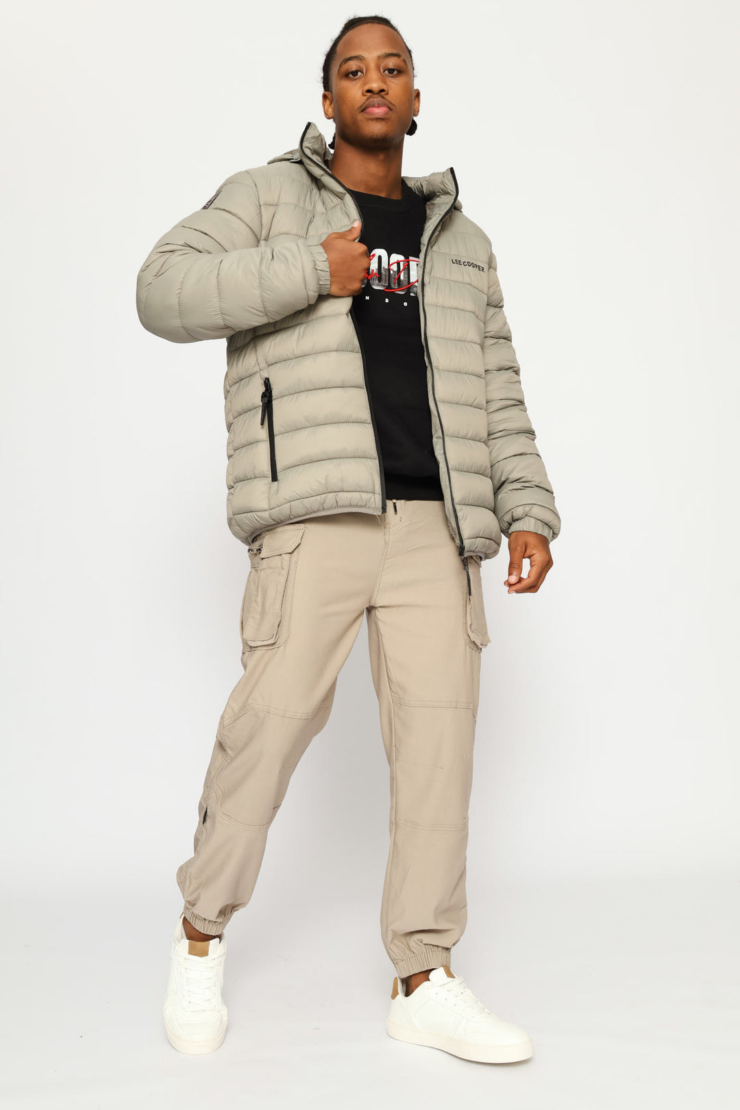 Billy Fur Lined Puffer Jacket - Grey