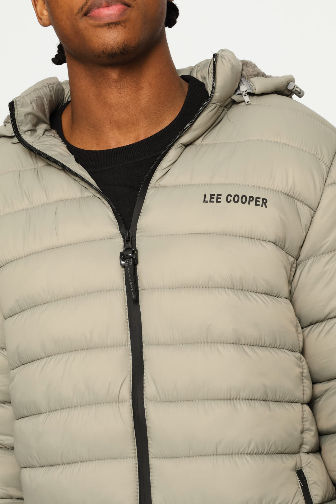 Billy Fur Lined Puffer Jacket - Grey