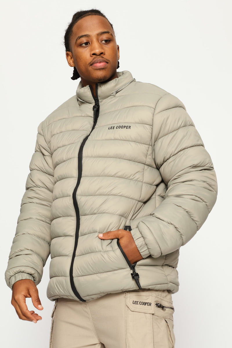 Billy Fur Lined Puffer Jacket - Grey