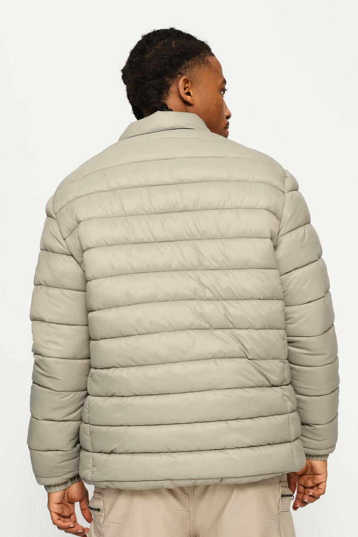 Billy Fur Lined Puffer Jacket - Grey