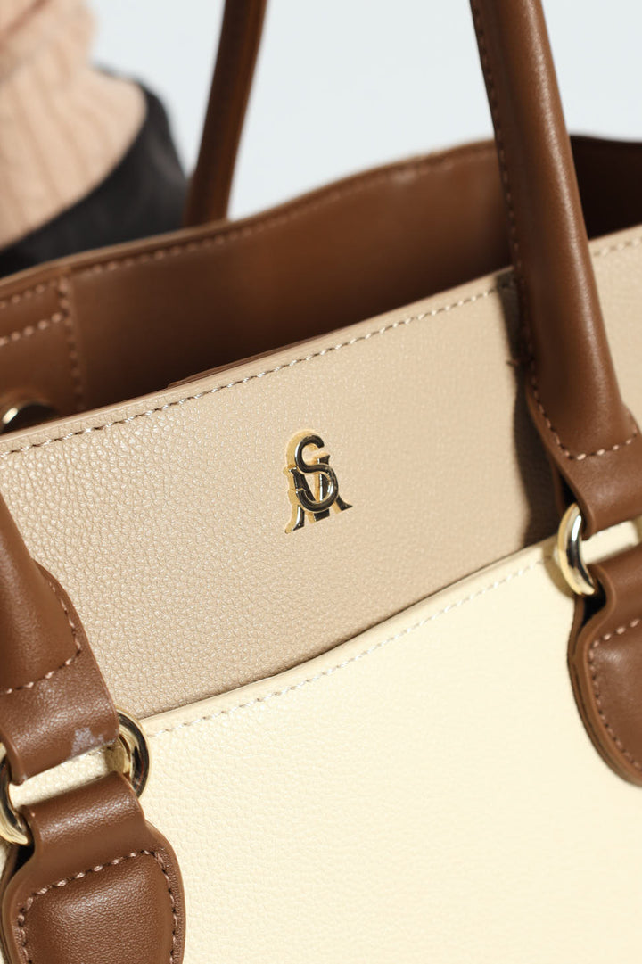 Bmarios Medium Tote Bag - Beige