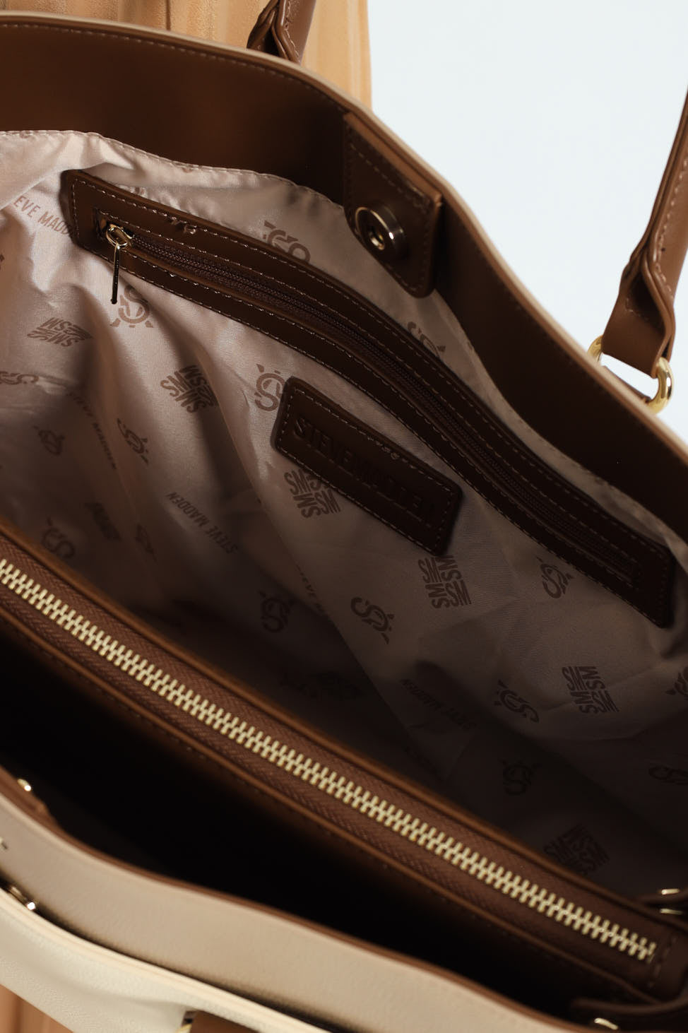 Bmario Large Tote Bag - Beige