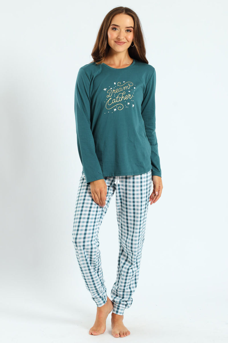 Foil Screen Sleep Tee - Teal