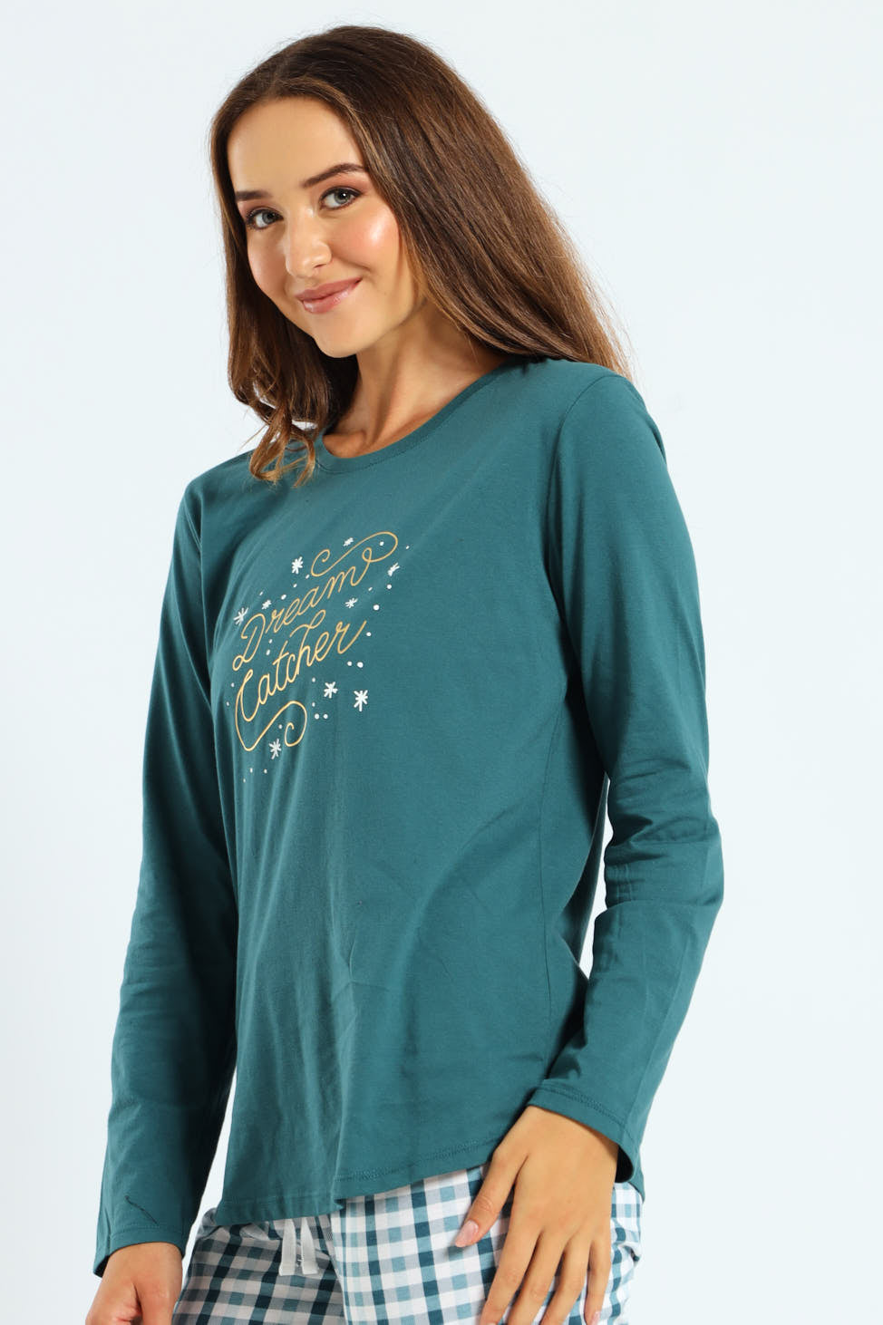 Foil Screen Sleep Tee - Teal