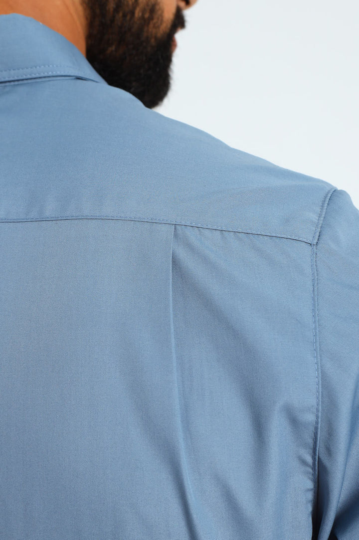 Easy Care Long Sleeve Shirt - Airforce