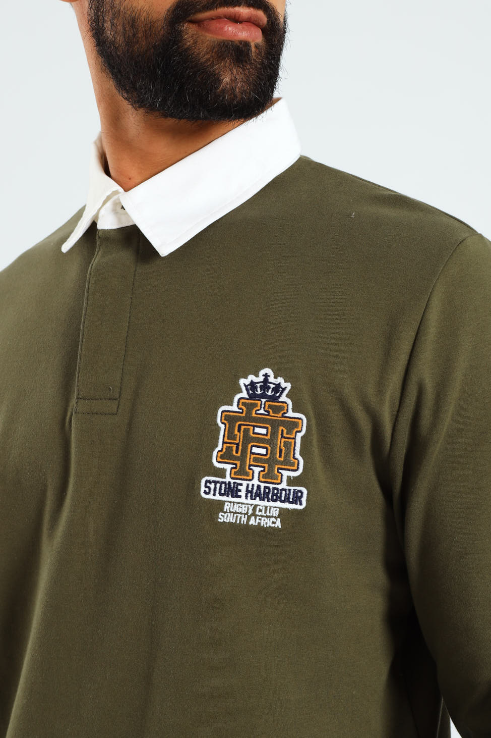 Long Sleeve Rugby Golfer - Fatigue