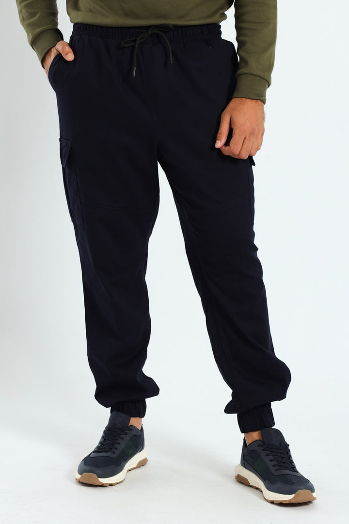 Cargo Pocket Jogger - Navy