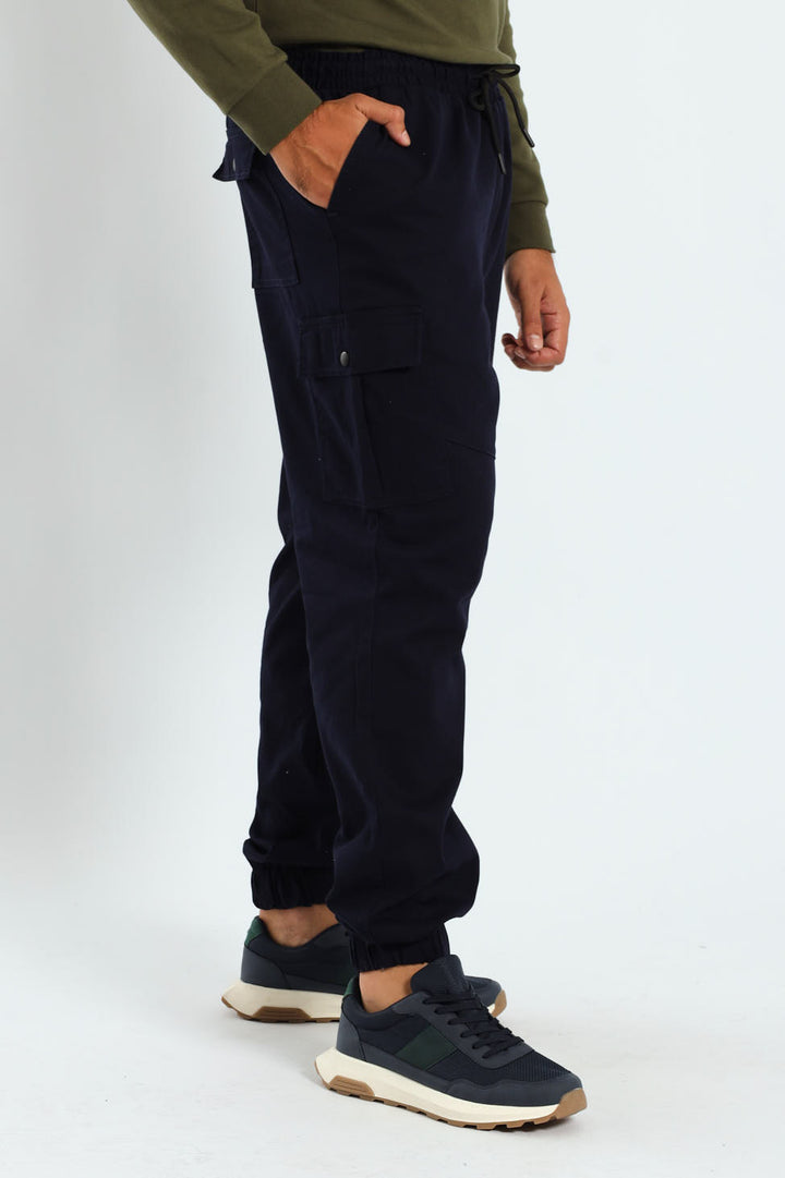 Cargo Pocket Jogger - Navy