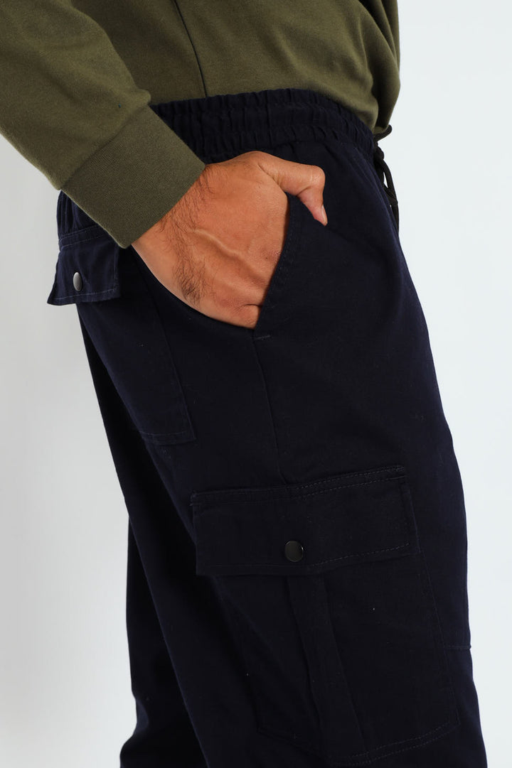 Cargo Pocket Jogger - Navy