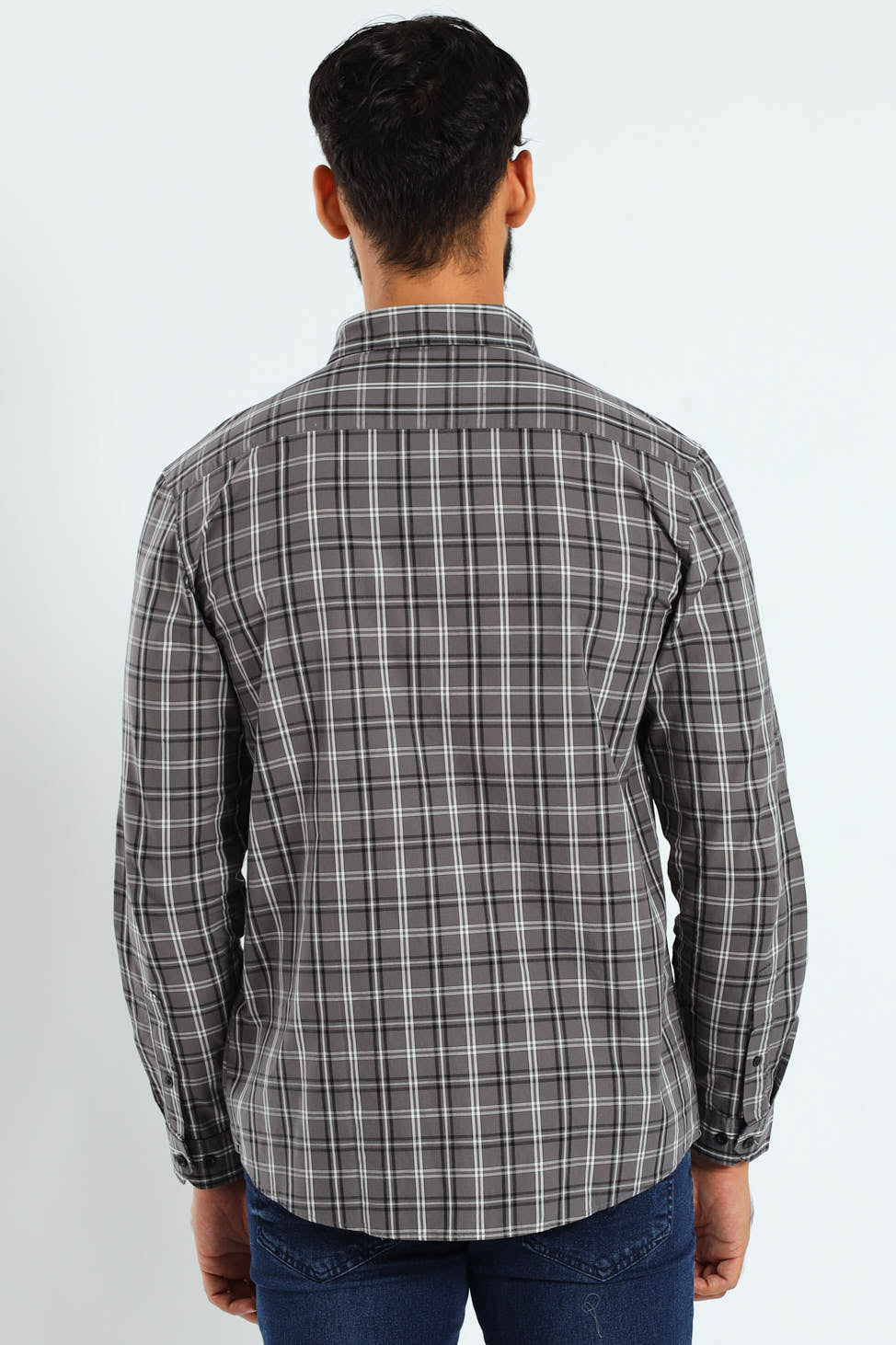 Check Shirt - Grey/Black/White