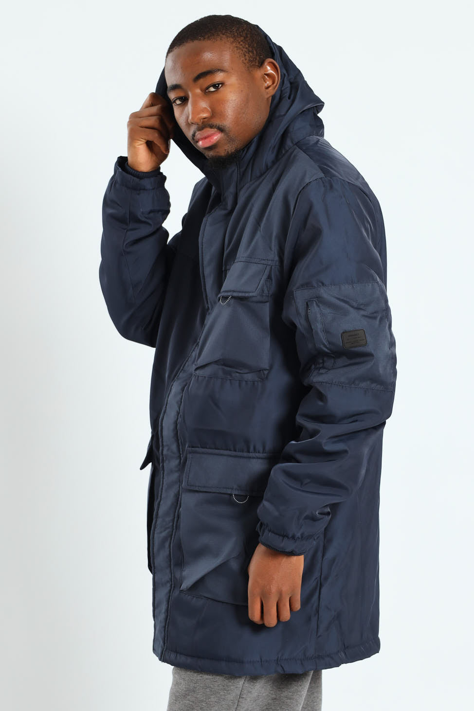 Utility Parka Jacket - Navy