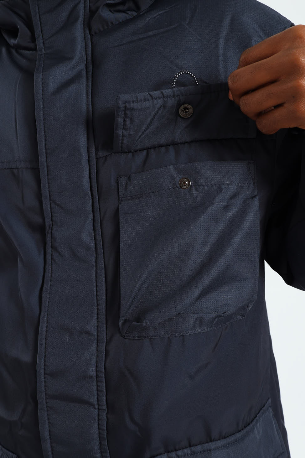 Utility Parka Jacket - Navy