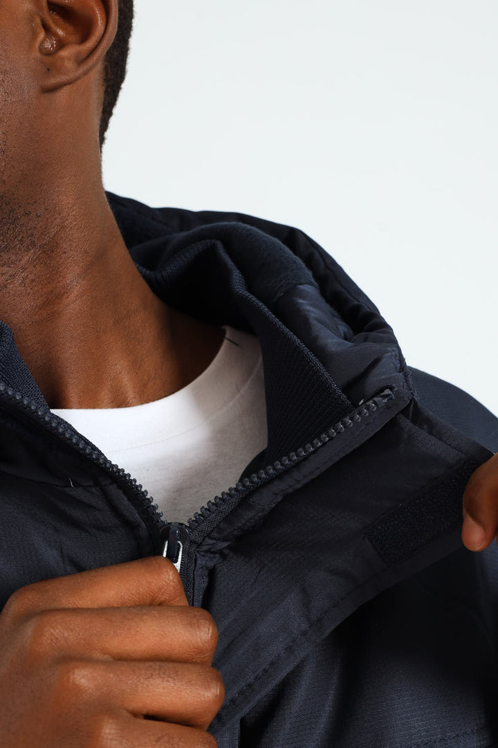 Utility Parka Jacket - Navy