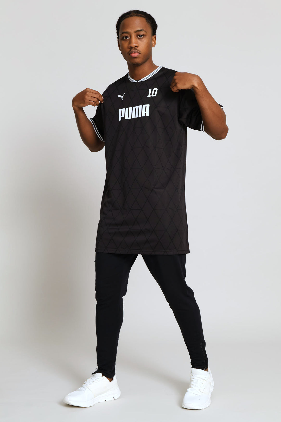 Graphics Logo Tee Dress - Black