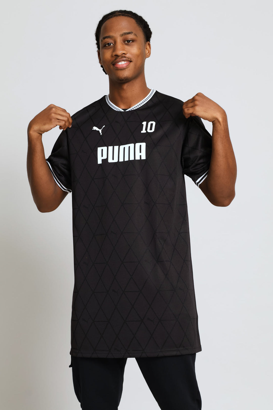 Graphics Logo Tee Dress - Black