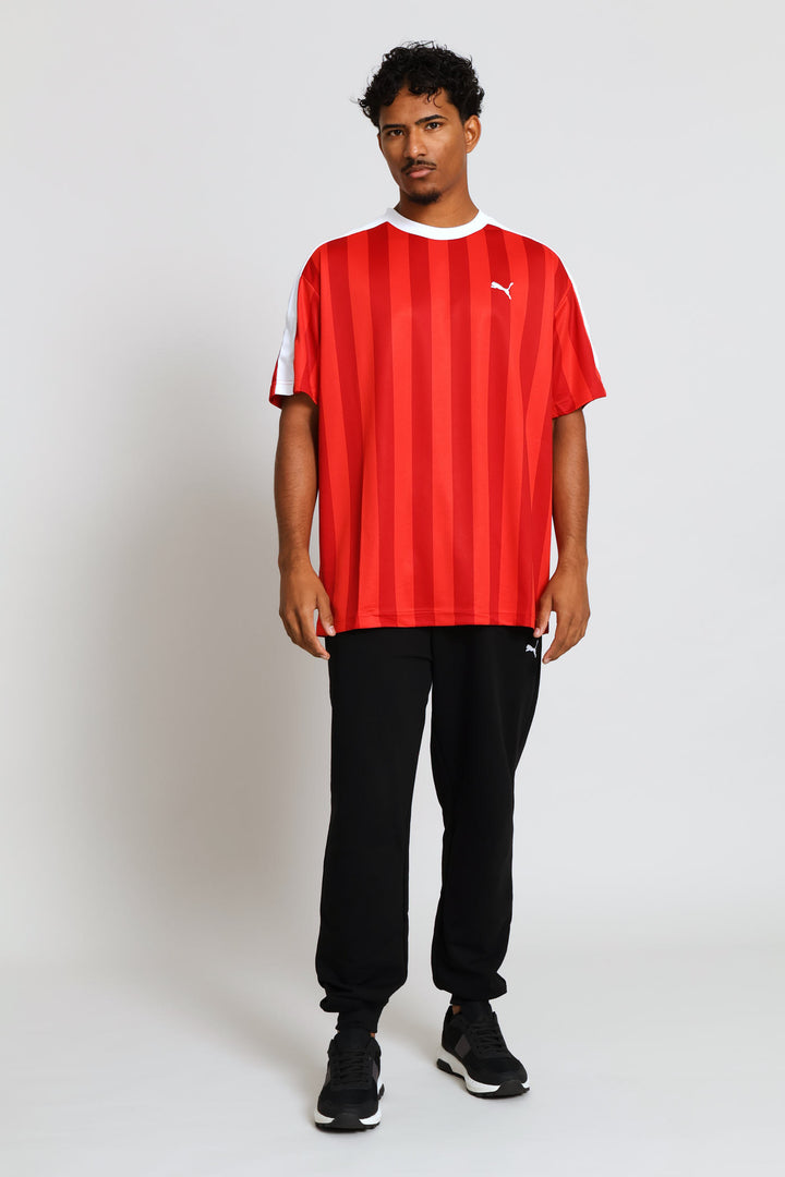 Essential Relaxed Football Jersey - Red