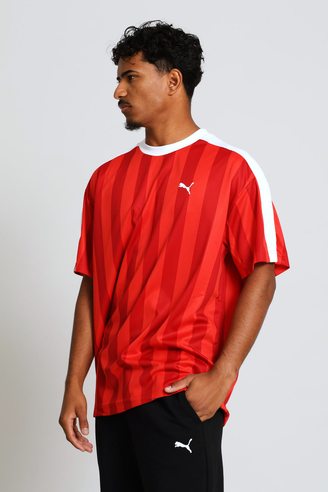 Essential Relaxed Football Jersey - Red