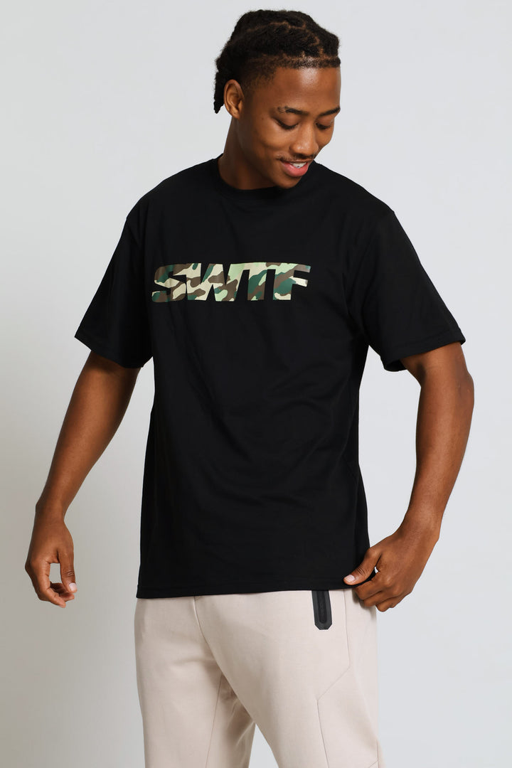 Swft Camo Tee - Black
