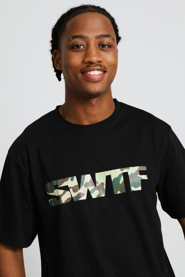Swft Camo Tee - Black