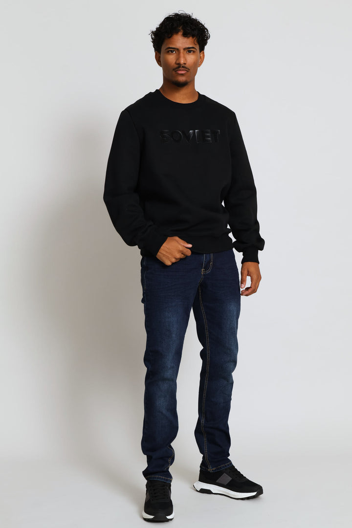 Leo Crew Top - Black