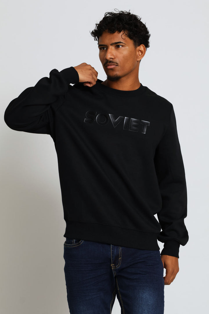 Leo Crew Top - Black
