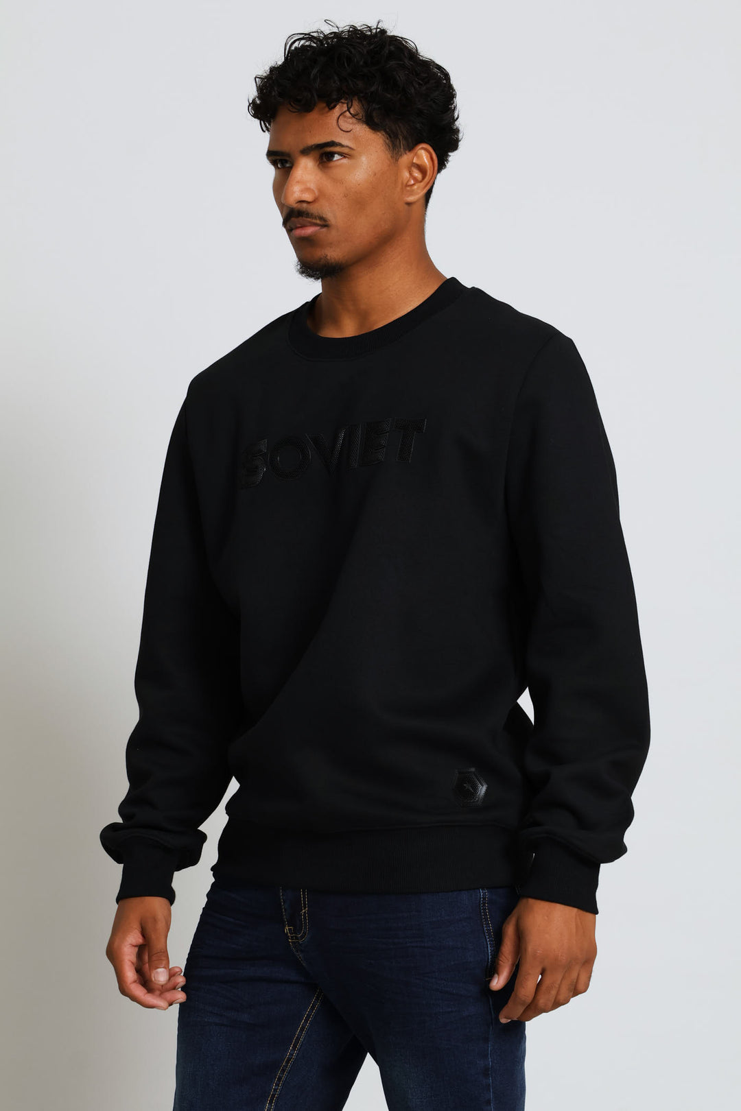 Leo Crew Top - Black