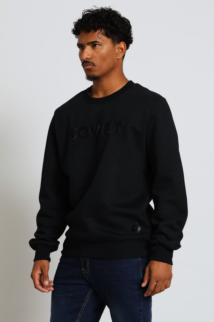 Leo Crew Top - Black