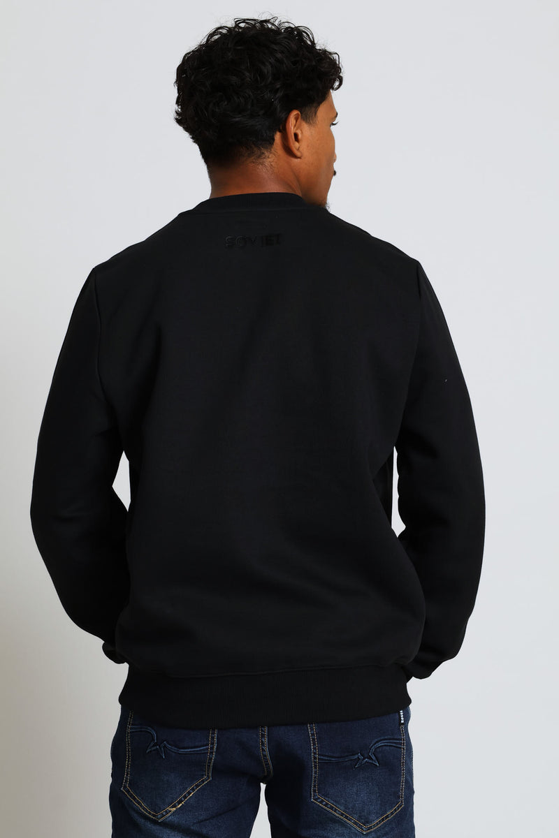 Leo Crew Top - Black