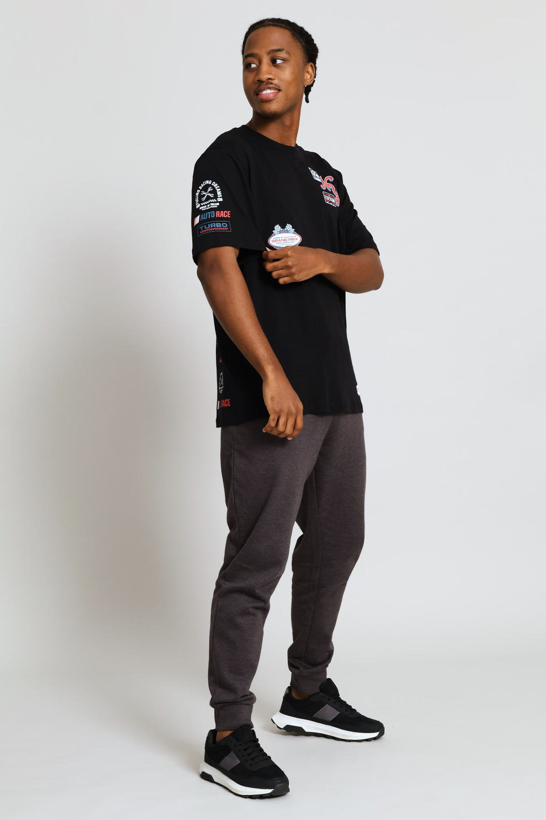 Ny Print Tee - Black