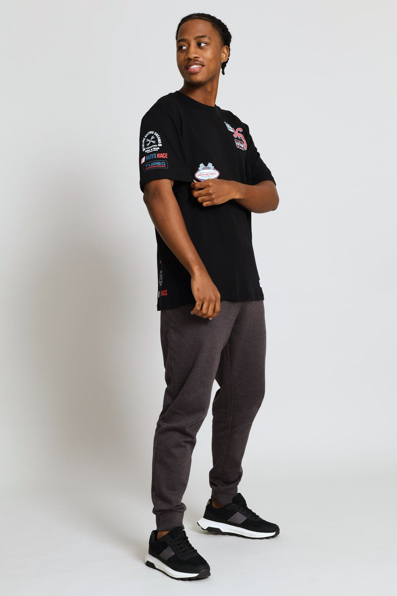 Ny Print Tee - Black