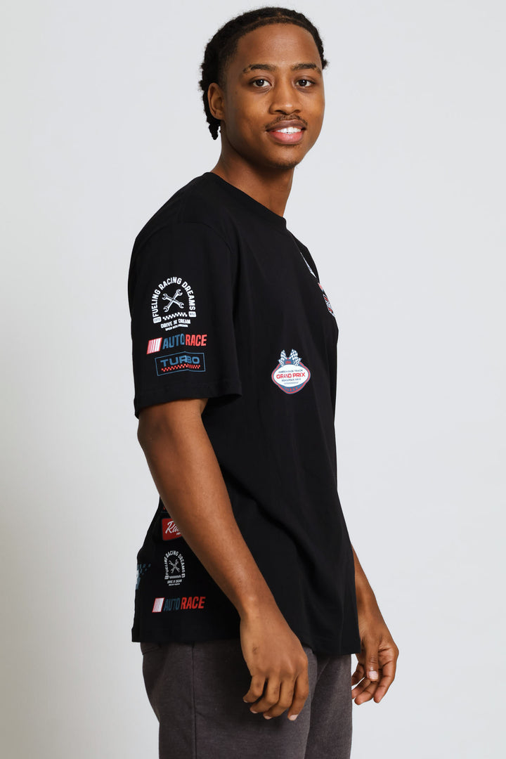 Ny Print Tee - Black