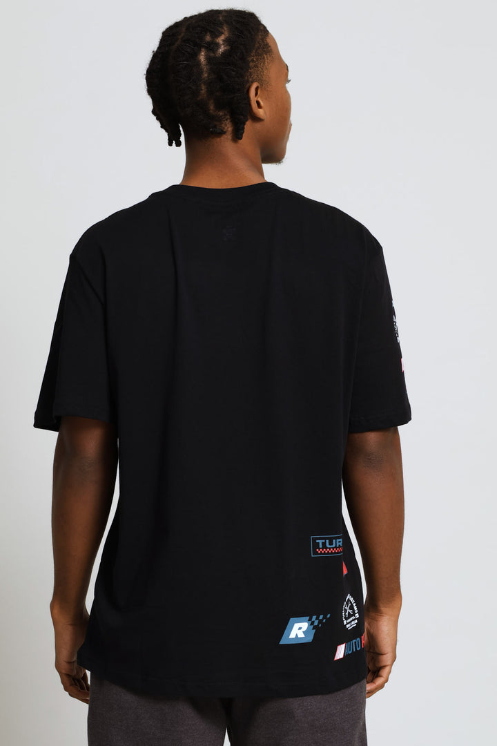 Ny Print Tee - Black