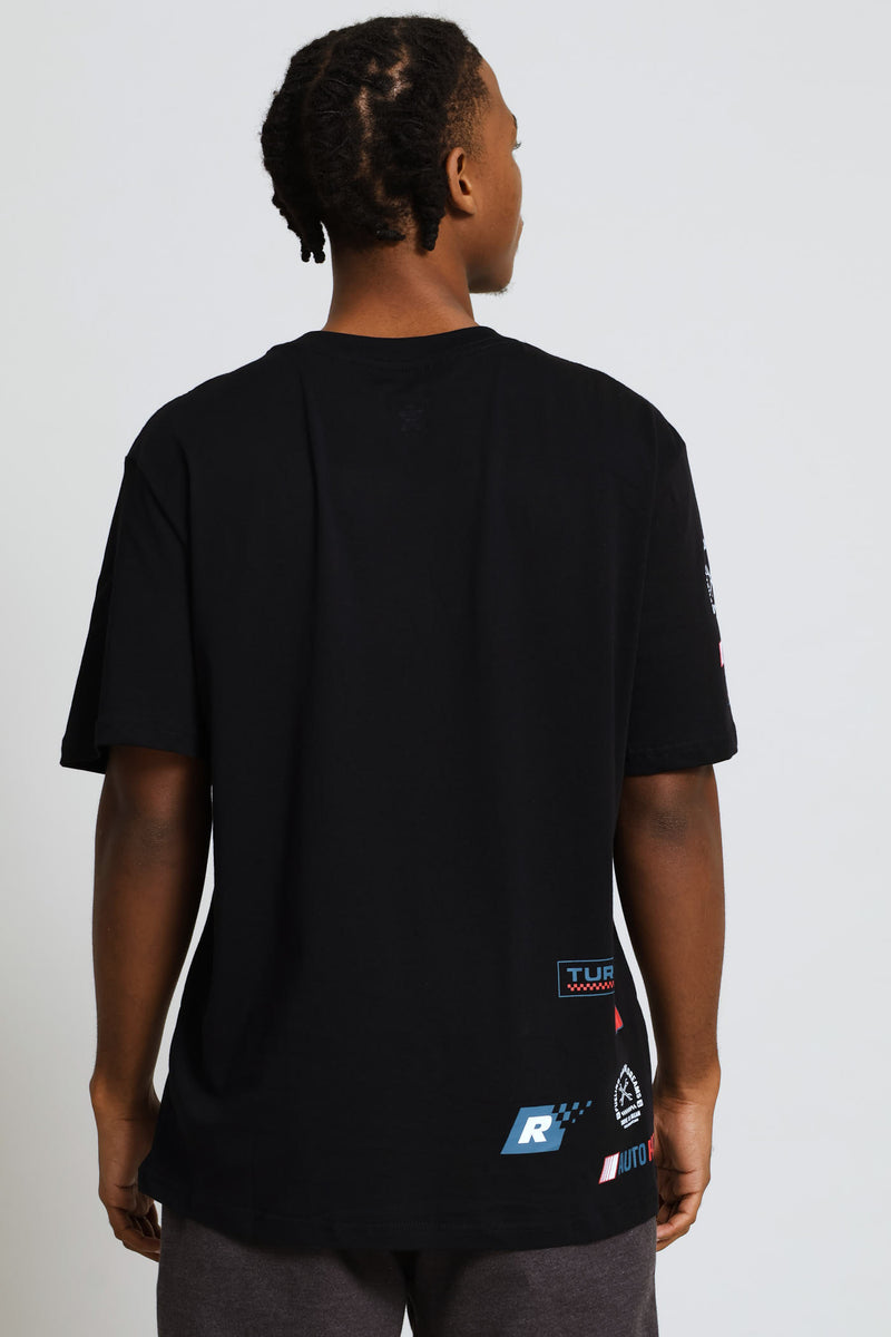 Ny Print Tee - Black