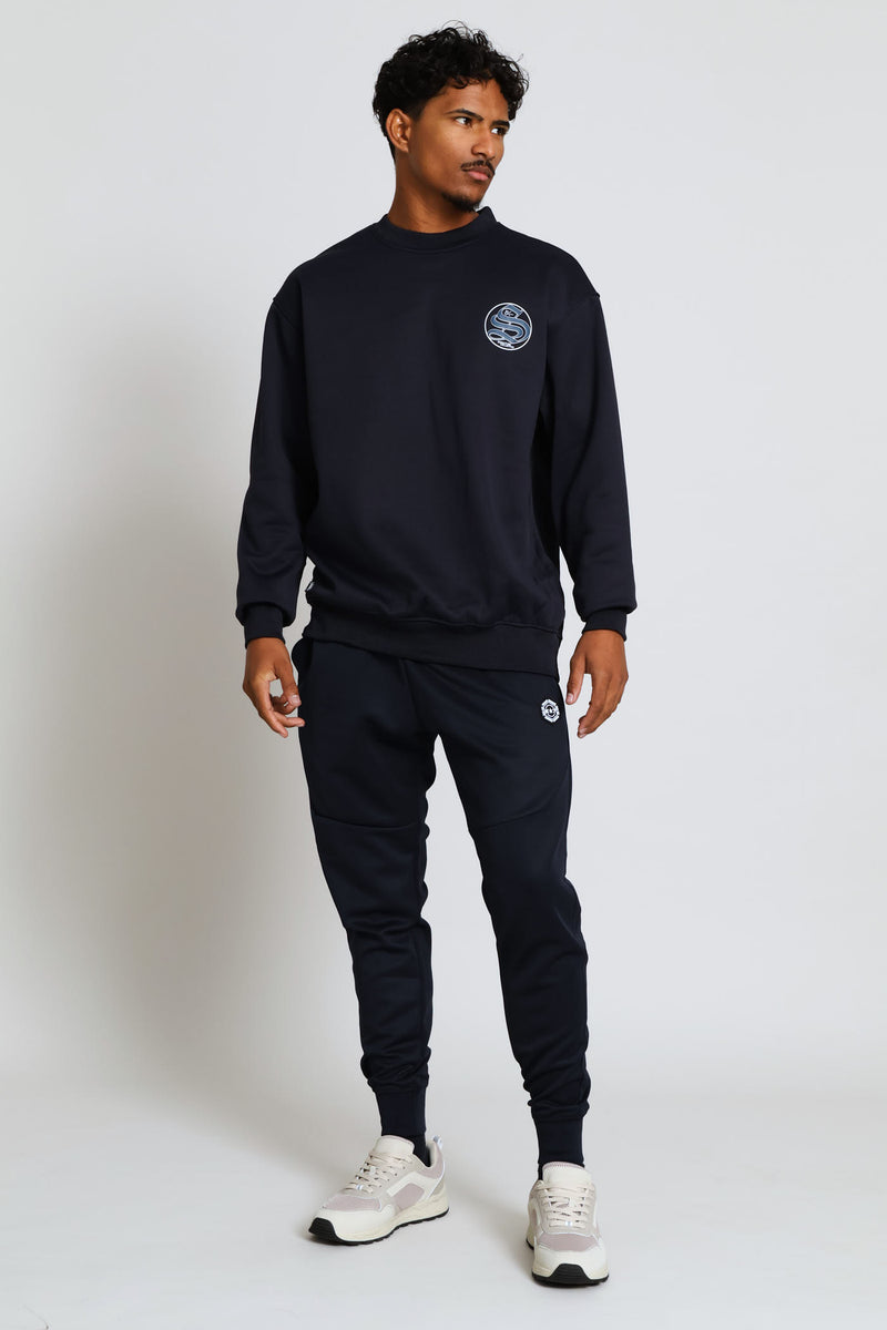 Pablo Crew Top - Navy