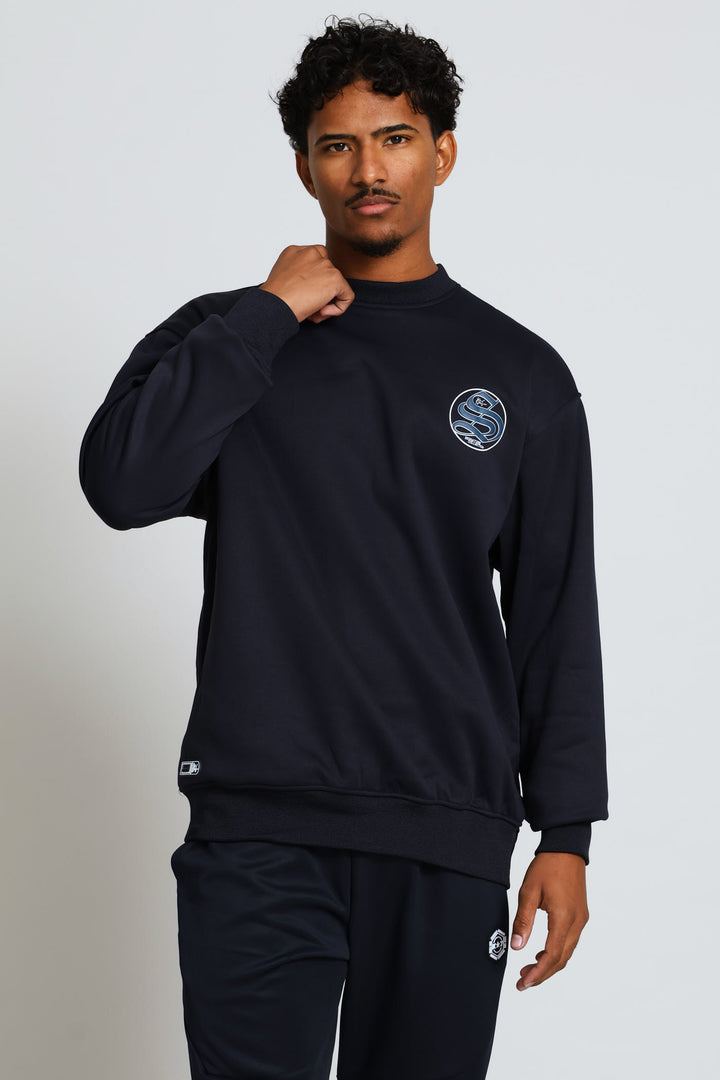 Pablo Crew Top - Navy