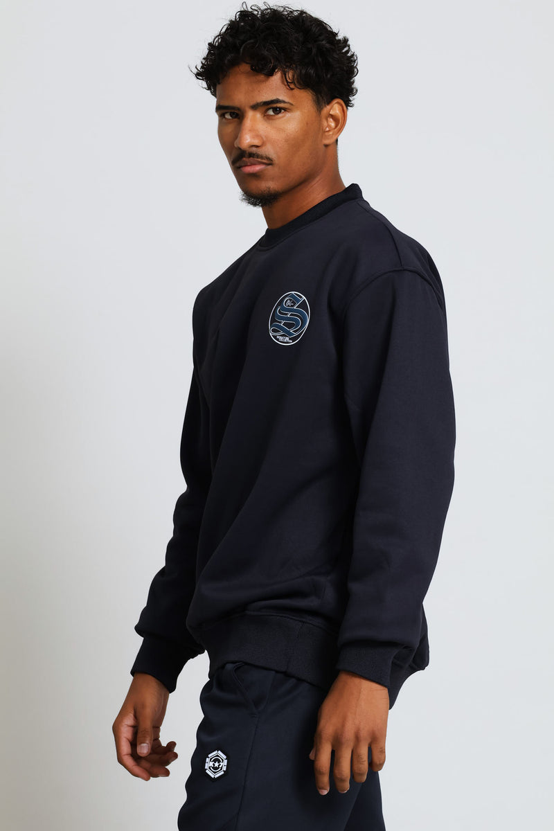 Pablo Crew Top - Navy