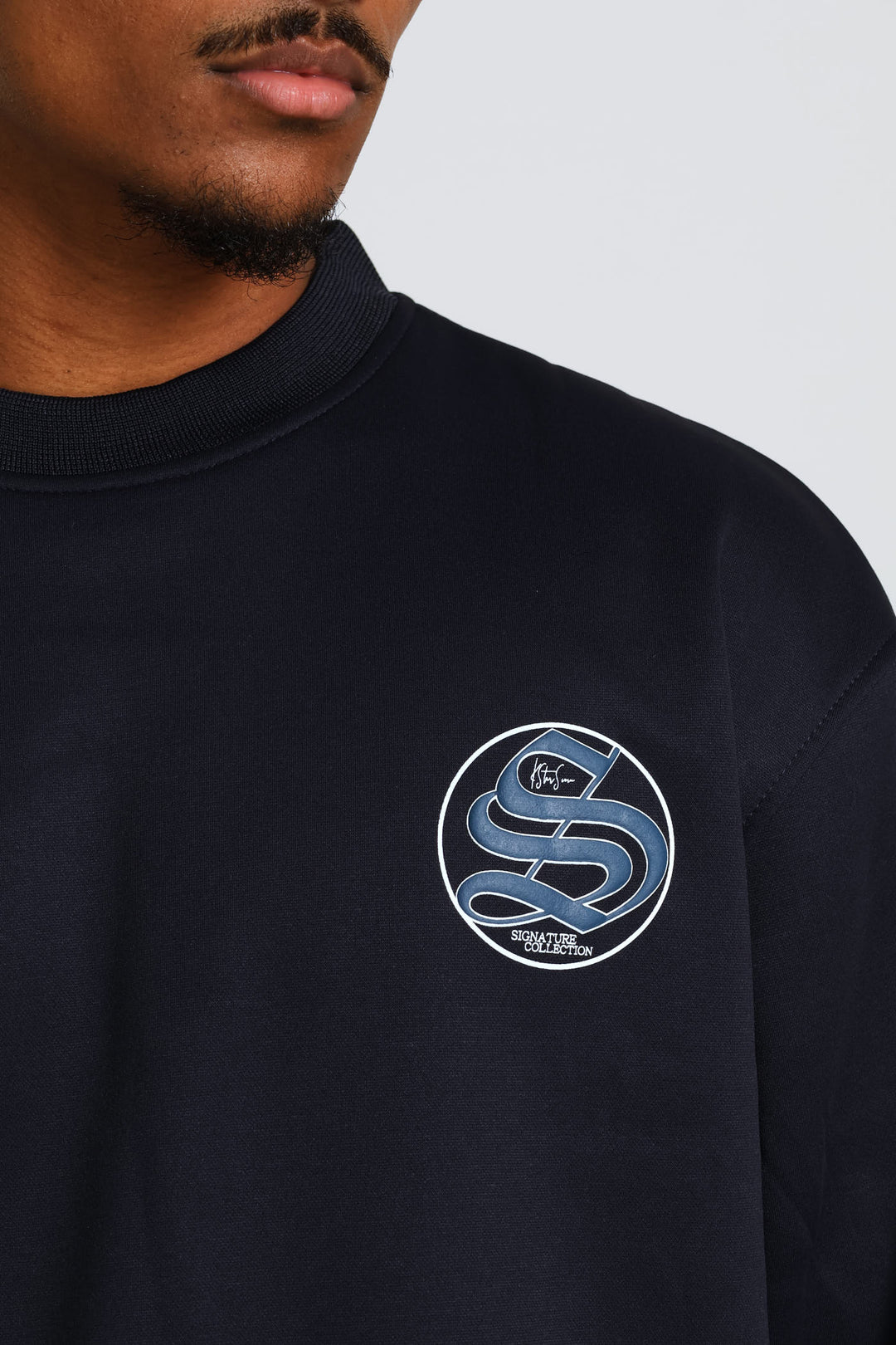 Pablo Crew Top - Navy