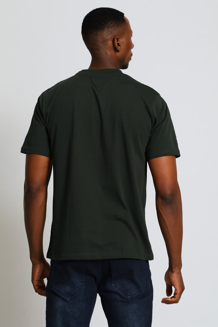 Plain Crew Tee - Dark Green