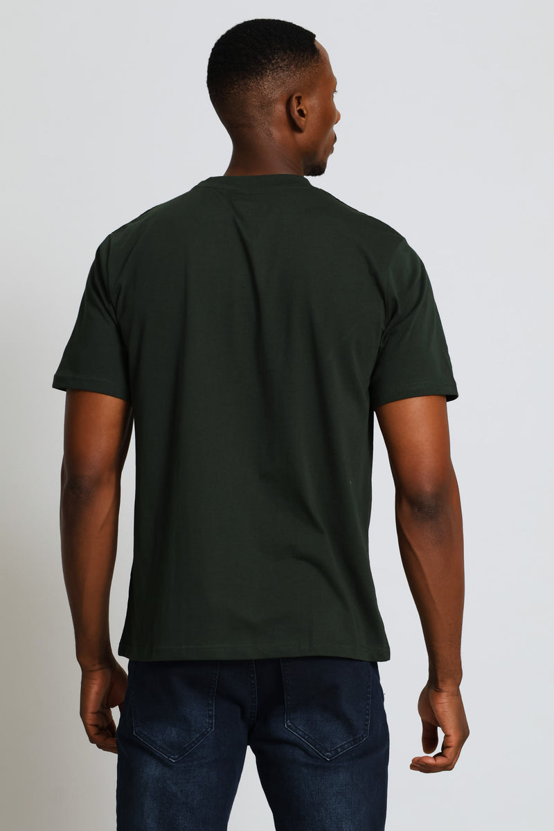 Plain Crew Tee - Dark Green