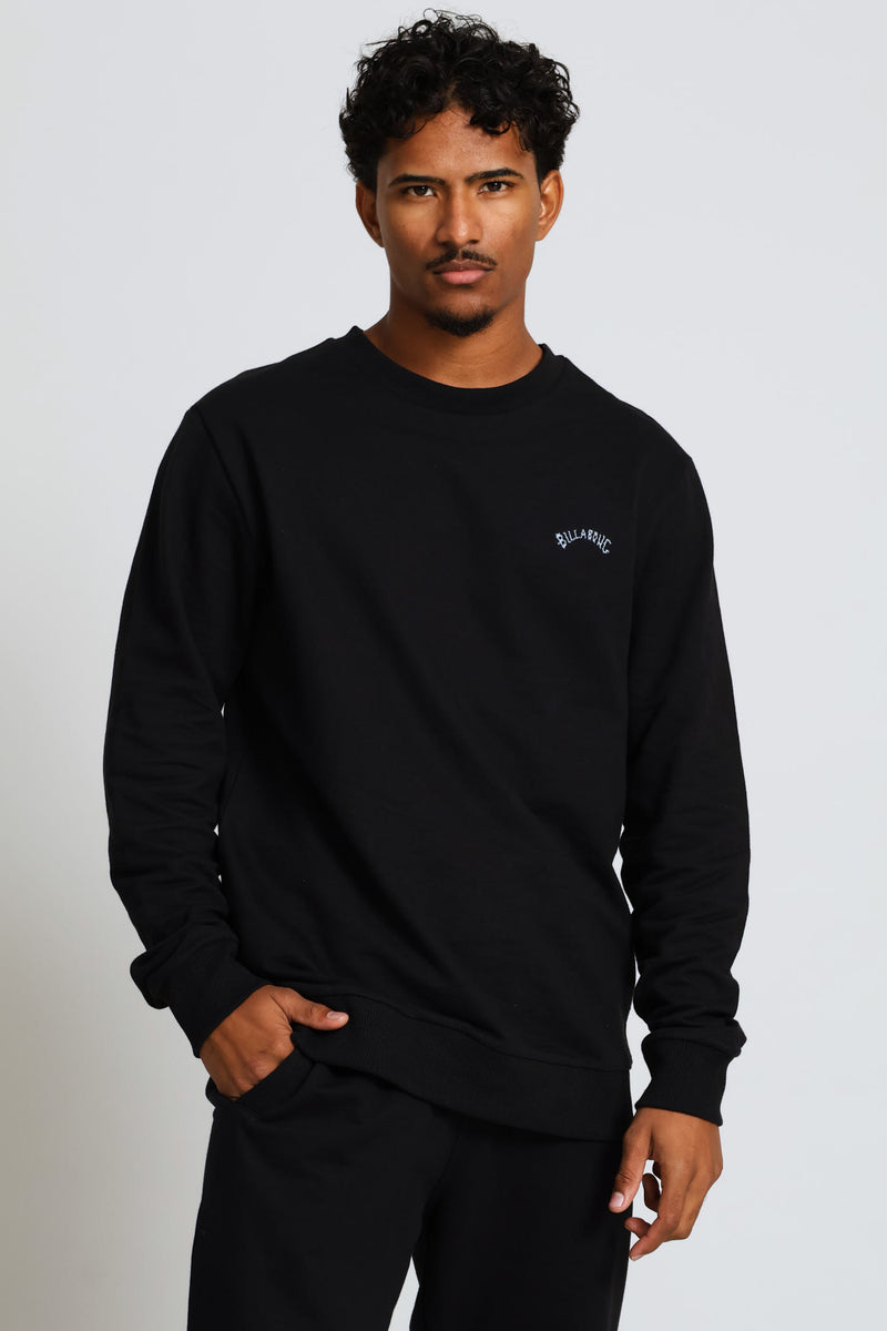 Arch Crew Top - Black