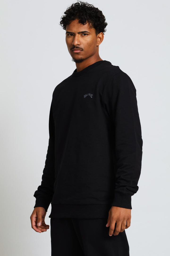 Arch Crew Top - Black