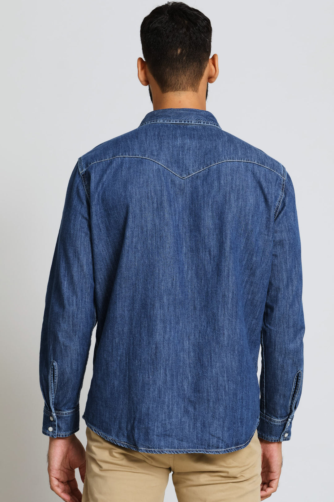 Classic Western Shirt - Dark Wash
