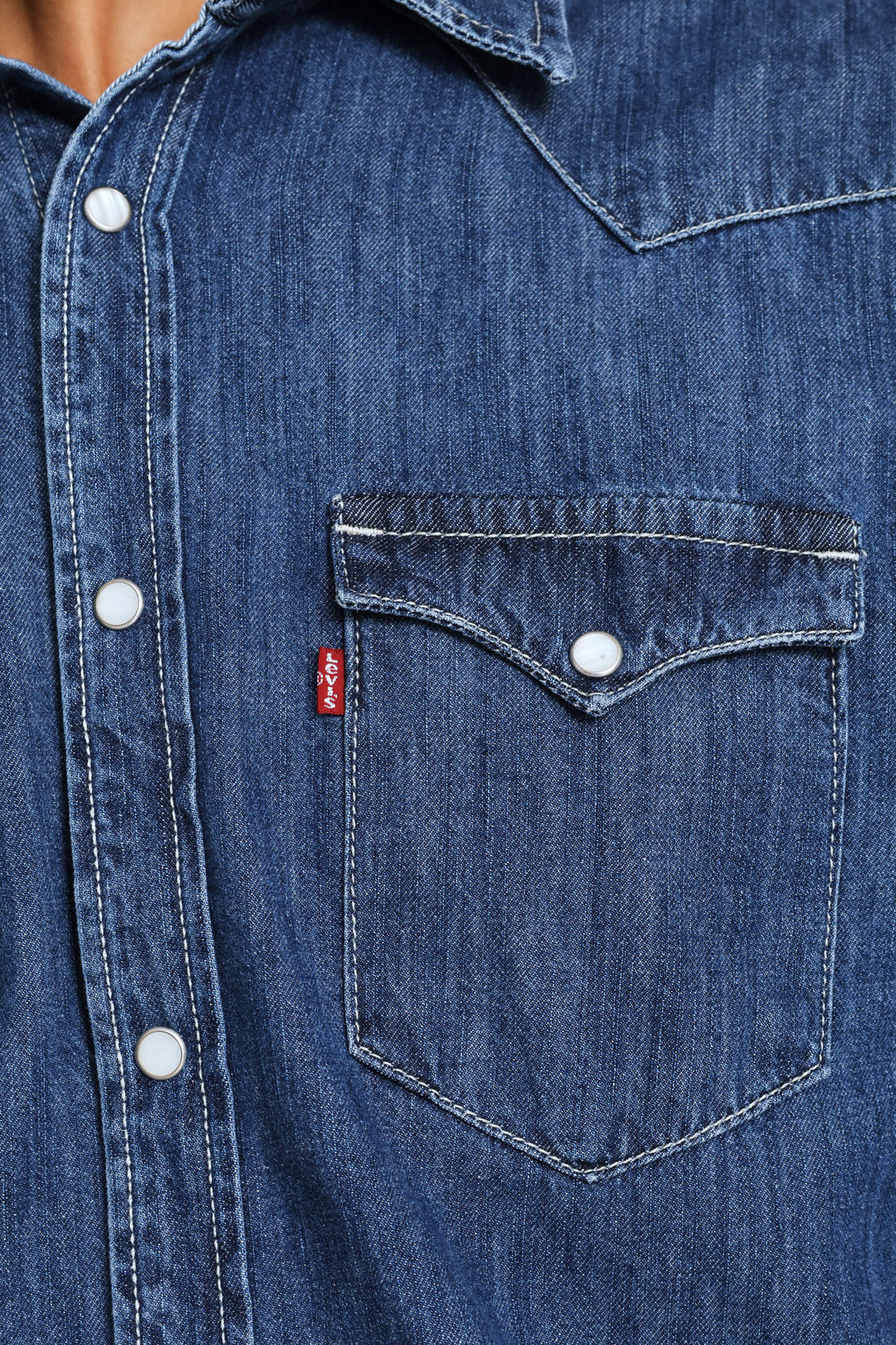 Classic Western Shirt - Dark Wash