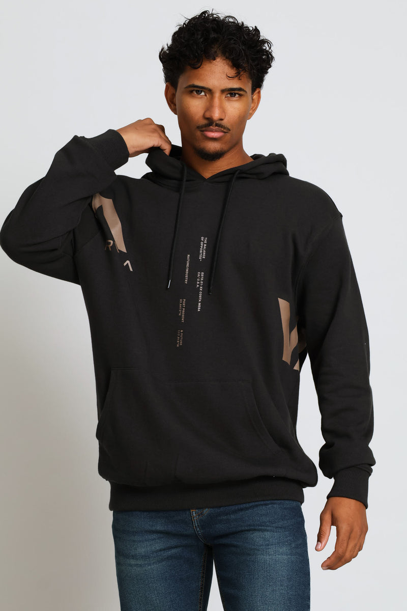Va Divided Hoodie - Charcoal