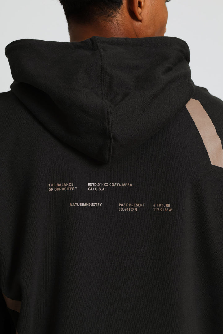 Va Divided Hoodie - Charcoal