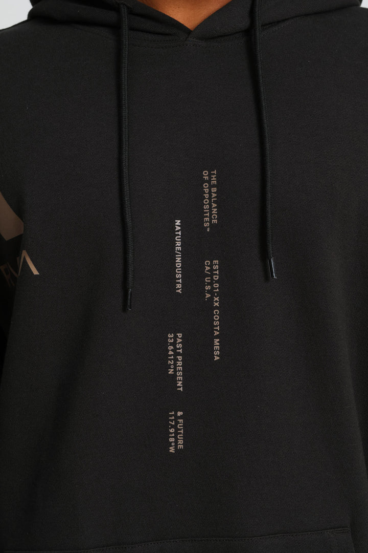 Va Divided Hoodie - Charcoal