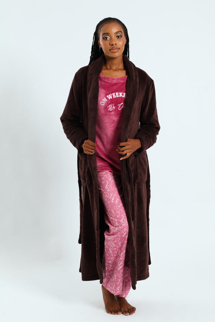 Plain Gown - Chocolate