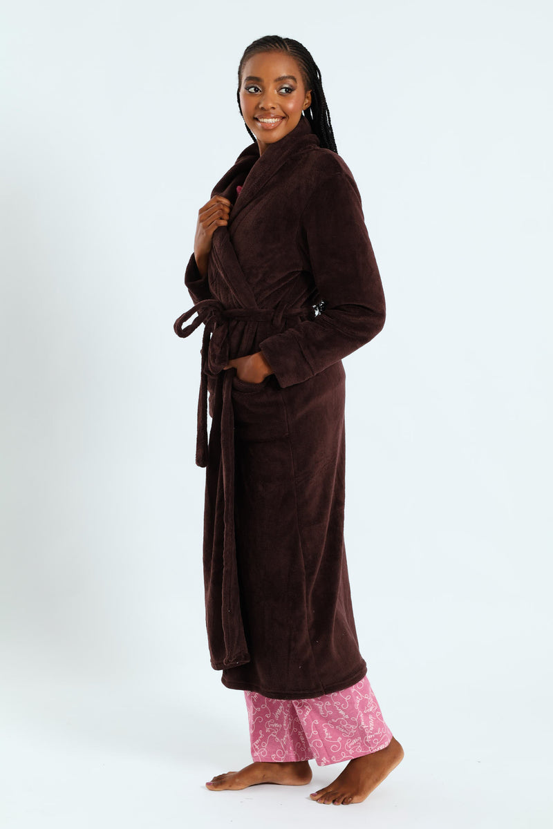 Plain Gown - Chocolate