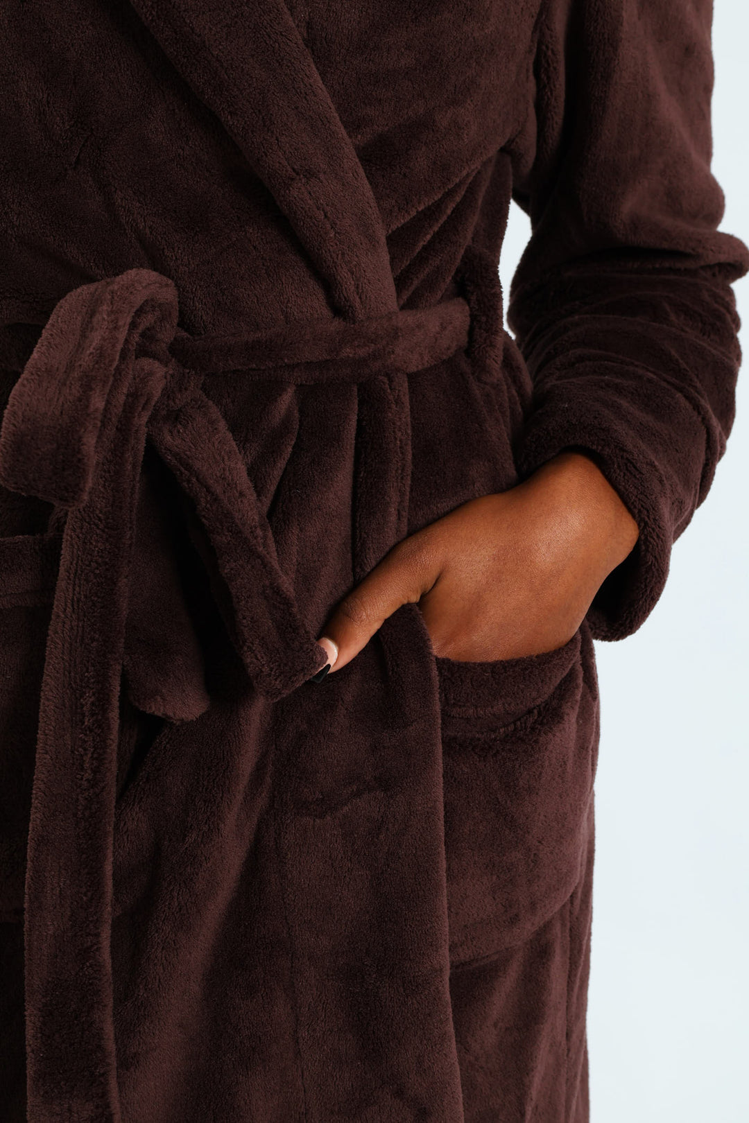 Ladies Plain Gown - Chocolate Edgars Ladies Plain Gown - Chocolate Edgars